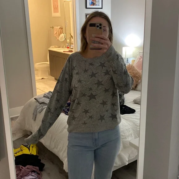 Rails Sweaters Rails Grey Star Sweater Poshmark